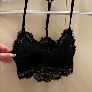 Aerie Black Lace Bralette
